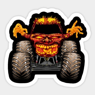 The Red Monster Sticker